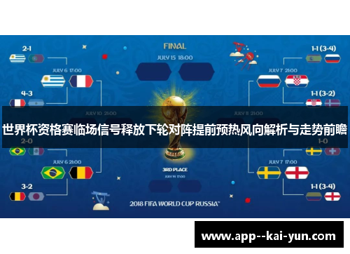 世界杯资格赛临场信号释放下轮对阵提前预热风向解析与走势前瞻