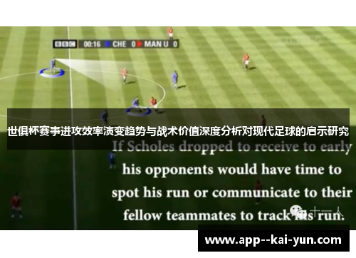 世俱杯赛事进攻效率演变趋势与战术价值深度分析对现代足球的启示研究